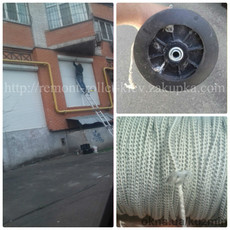 Замена роллетного шнура, замена шнура управления в ролете, замена шнура нейлонового в ролете, заменить шнур нейлоновый поднятия ролеты, замена шнура управления на защитной ролете